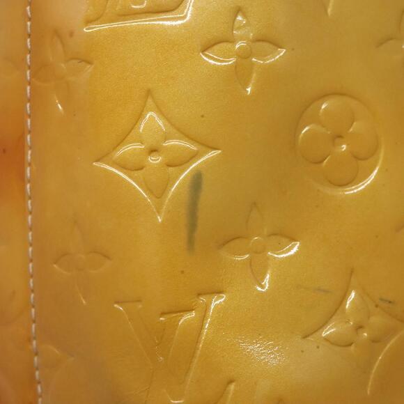 LOUIS VUITTON Monogram Vernis Houston Hand Bag Beige M91004 - Picture 8 of 16